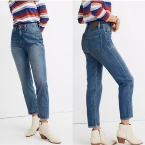Madewell The Momjean Blue Denim Women's Jeans Size 27